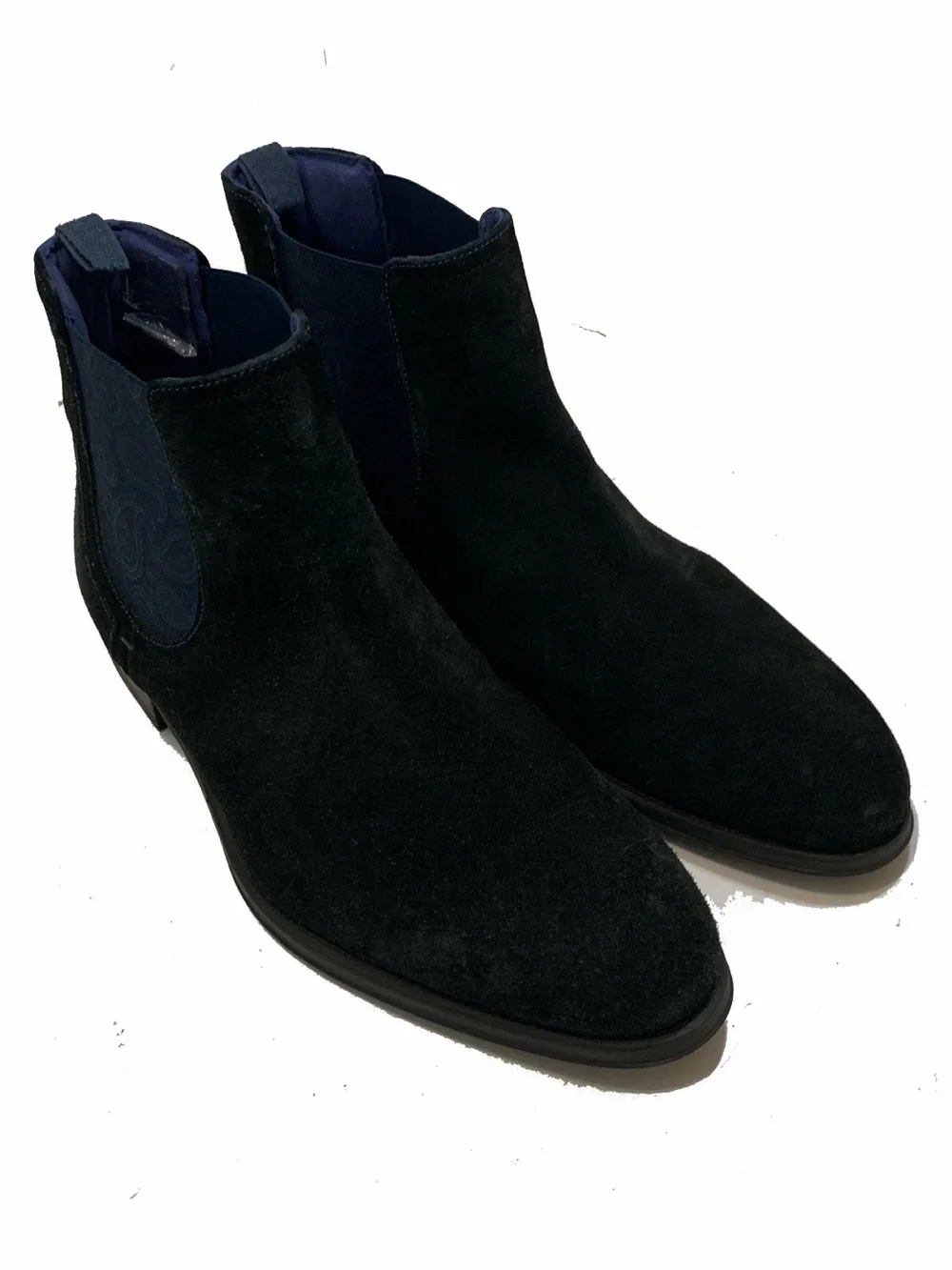 10.5 / Ted Baker Men's Black Suede Chelsea Boots
